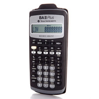 Calculatrice financière professionnelle Texas Instruments BA II Plus pour les examens CFA FRM