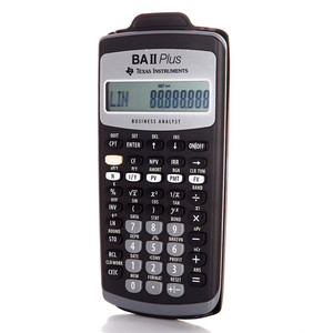 Calculatrice financière professionnelle Texas Instruments BA II Plus pour les examens CFA FRM - Product Image 1