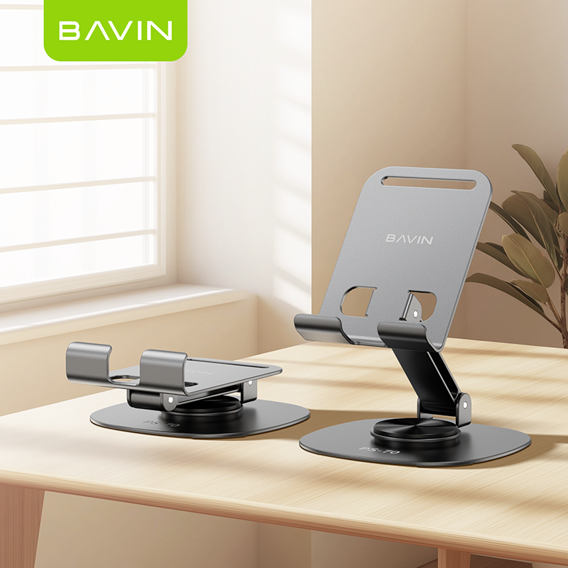 BAVIN PS70 Off-Road Steel Office Home 360 Degree Rotation Adjustable Mobile  Phone Mount Holder