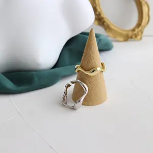OEM Custom Men's Finger Hand Jewelry Accessories Women Adjustable Dubai Gold Wedding Band Promise Rings Designs Sets For Girls
