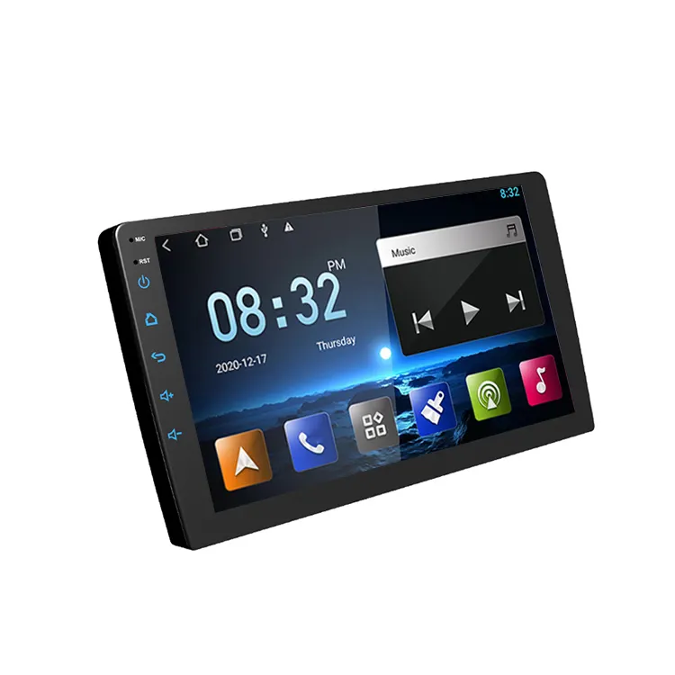 7 pollici Full Touchscreen lettore dvd universale per auto android sistema di navigazione GPS Android 12.0 con telecamera per la retromarcia Radio WiFi