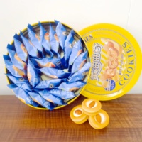 Biscuits OEM, fabrication en usine, vente en gros, biscuits personnalisés aux noix pour cadeaux de vœux/surprises, en-cas exotiques