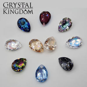 Per 6433 importate con ciondolo a forma di pera con elementi in cristallo per gioielli accessori strass 14 sfaccettature eleganti ad alta precisione - Product Image 1