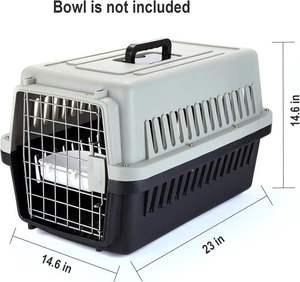 Cage de transport multifonctionnelle pour animaux de compagnie, approuvée par les compagnies aériennes, pour chiens et chats, transport en voiture, visites chez le vétérinaire, chenil portable - Product Image 2