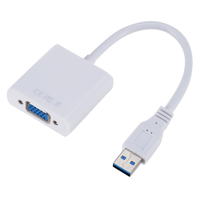 USB3.0 to VGA Adapter Cable External Graphic Card Video Multi-display Converter Adapter