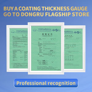 เกจวัดความหนาของการเคลือบ DR370A วนปัจจุบัน2% H + 1.5M ความแม่นยำ0-1250M ช่วงวัสดุพลาสติก - Product Image 3