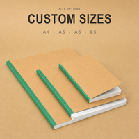 Direkt vom Hersteller Anpassbares Struktur-Notizbuch A4 A5 Größe Personalisiertes Logo-Design Firmengeschenk Schreibwaren-Set
