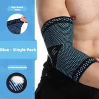 Manchon de compression élastique Manchon de bras tricoté stabilisateur flexible pour coude de tennis