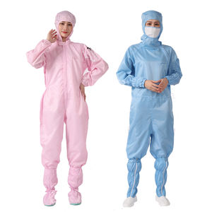 ब्लू डाकू के साथ Cleanroom विरोधी स्थैतिक Coverall कपड़े smocks <span class=keywords><strong>esd</strong></span> cleanroom <span class=keywords><strong>esd</strong></span> कपड़े - Product Image 2