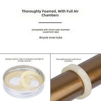 BOLANY VAC307 – Anneau d'étanchéité anti-poussière en éponge absorbante pour fourche VTT, joint d'huile 32 mm pour l'entretien
