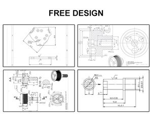 3/4/5 अक्ष त्वरित प्रोटोटाइप स्टेनलेस स्टील cnc मोड़ भाग तार एडाम निर्माण सेवा कस्टम सीएनसी मशीनिंग भागों - Product Image 3
