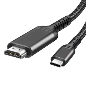 USB C zu HDTV-Kabel Maschine zu Maschine 4K 60hz Typ C zu HDTV-Kabel kompatibel für Computer/Desktop/Laptop