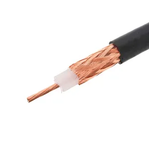 Rg59 Rg6 Coaxial Cable With 2 Core Power Cable Rg58 RG11 Rg6 Coaxial With Power Rg6 Rg59 Coaxial Cable With Power