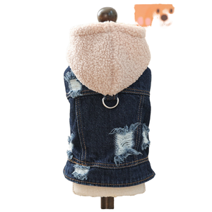 Ropa para perros, ropa para gatos, nuevos estilos de fábrica de ventas directas de invierno y otoño, sombreros cálidos de piel de oveja, ropa vaquera - Product Image 1