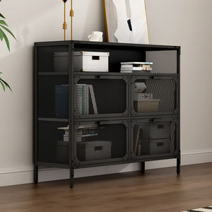 モダンな4ドアワインキャビネットカスタマイズ可能な色家庭用家具リビングルーム & ホテルベッドルーム - Product Image 4