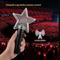 24G Kablosuz Grup Bireysel Kontrollü Ayarlanabilir Bluetooth Uygulamalı Metin Grafik Dinamik Efektli Akrilik Konser Tezahürat Çubuğu