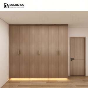 הצטברות ארון בגדים פתוח ארון בגדים עם מדפים, גודל מותאם אישית עבור אחסון חדר שינה ארגון מלתחה - Product Image 3