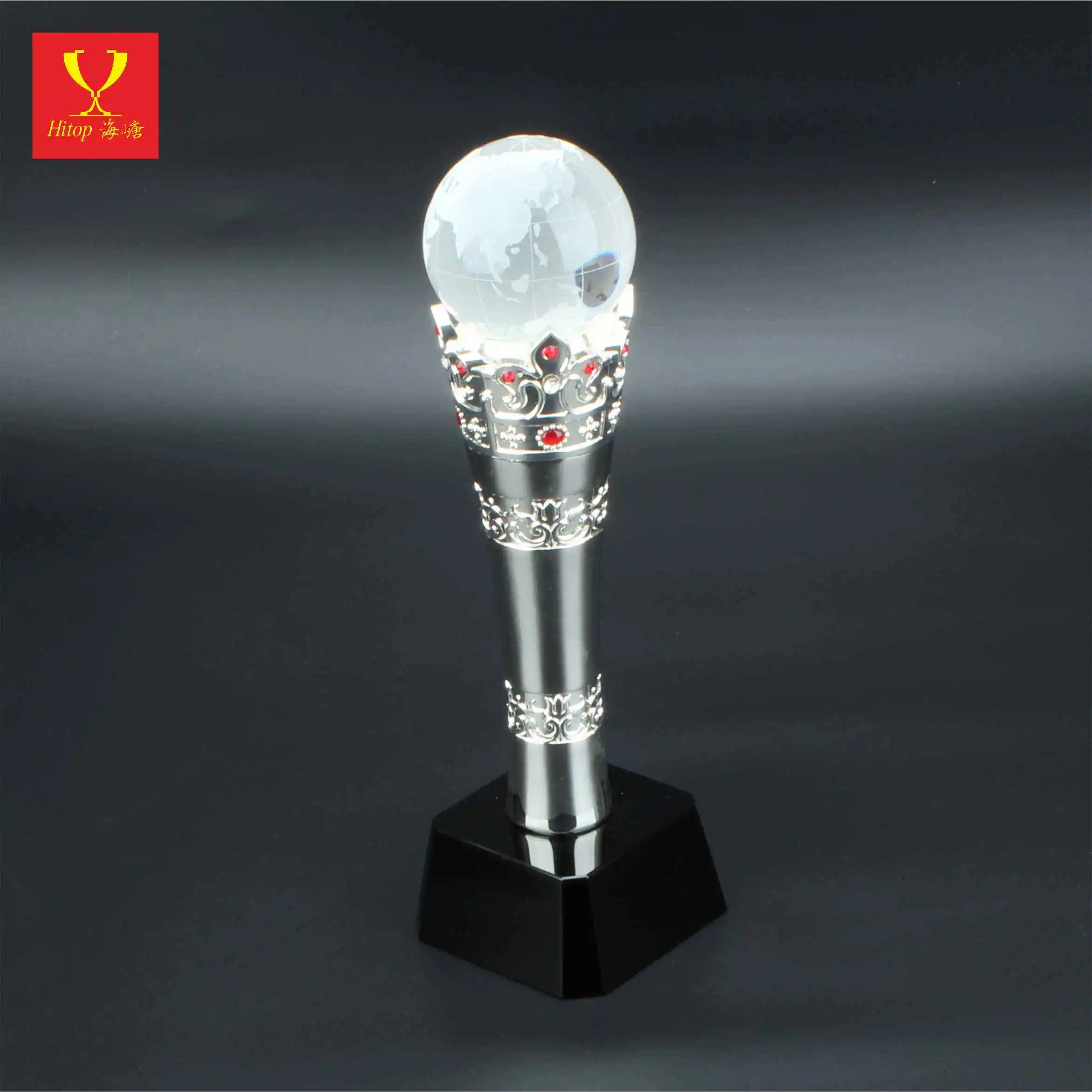 Hitop trofeo di smalto bianco personalizzato fatto a mano artigianato personalizzato cristallo artigianato premio scatola regalo di cristallo amore Europa Business regalo