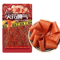 Produits alimentaires végétaliens traditionnels chinois-Collations au gluten Latiao à base de blé emballées dans un sac par Empaque Provision Foods