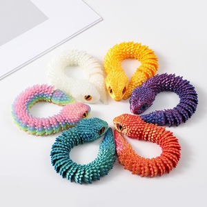 Modèle d'animal congelé imprimé en 3D personnalisé OEM tendance, jouet en plastique à articulations mobiles, cadeau pour enfants, vente en gros - Product Image 1