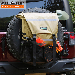 Funda Universal para Llanta de Repuesto, Tela Oxford Resistente, Impermeable, Correas Ajustables para Todoterreno, Camping y Overlanding - Product Image 1