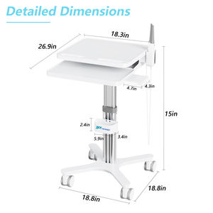 Carrello Mobile per Scanner Dentale YPS-01, Carrello per Scanner Orale, Carrello Medico con Monitor, Carrello Mobile per Scanner Orale - Product Image 3