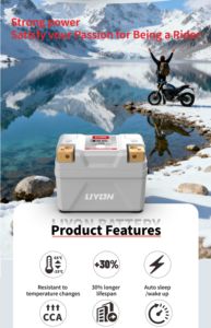 Batería de Litio LP5 para Motocicleta, Repuestos y Accesorios para Moto, Compatible con <span class=keywords><strong>Honda</strong></span>, Yamaha, BMW, CFMOTO - Product Image 3
