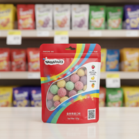 Sac à fond carré en aluminium pour aliments pour bébés, chewing-gum, chips de pommes de terre, fond plat pour les soins des animaux de compagnie, pour le stockage du café
