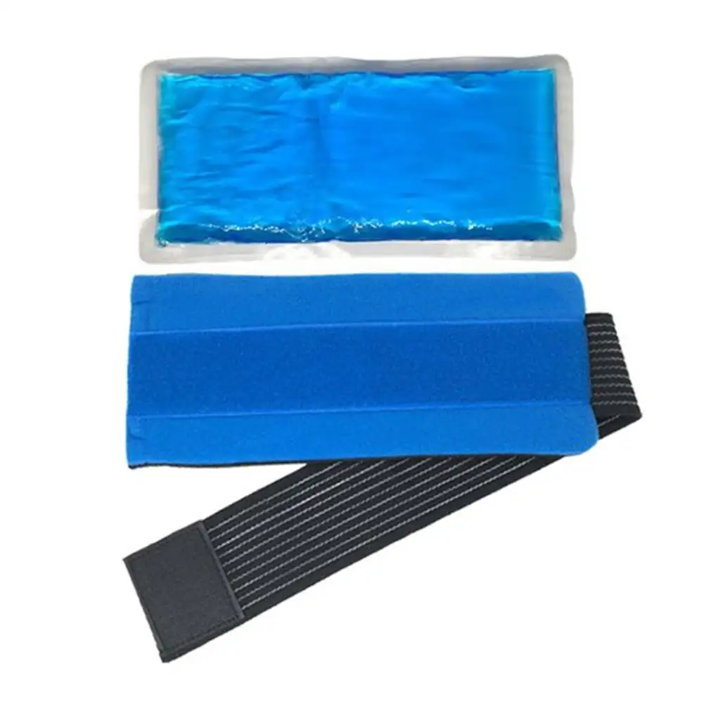 Impacco di ghiaccio con cinturino elastico-confezione di Gel caldo freddo per lesioni