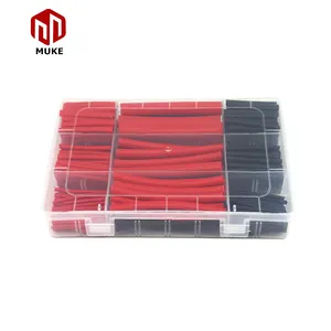 270PCS 31 isı boru takımı 1 metre elektrik tel koruma tüp 45mm ısı Shrink tüp çift duvar isı Shrink boru