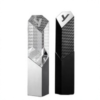 Trophée en Verre Cristal Sculpté en Forme de Boule Florale avec Logo Personnalisé de Haute Qualité, Vente en Gros Usine, Cadeau d'Affaires, Récompense