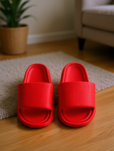 H011 Pantofole Rosse da Interno in EVA Antiscivolo con Punta Aperta, Taglie 36-41, per Tutte le Stagioni - Product Image 2