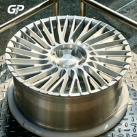 Jantes en alliage forgé multi-rayons argent brossé 18-22 pouces multi-PCD pour berlines de luxe et tuning automobile