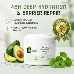 Set per la Cura della Pelle del Bambino Senza Parabeni con Olio di Avocado e Vitamina E: <span class=keywords><strong>Crema</strong></span> Viso, Olio Corpo e Shampoo in Unico Prodotto - Product Image 4