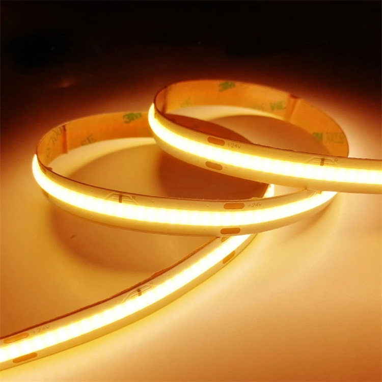 USB LED Strip Light Flexibility Width 528led/m COB 4000K Color Temperature 2700K Warm White IP20/IP65