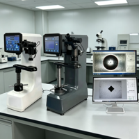 Durómetro Digital Computarizado Universal/Brinell Rockwell Vickers con Sistema de Medición por Imagen CCD, fuerzas de prueba de 3 kg a 250 kg