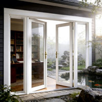 Isolation acoustique, double vitrage trempé de qualité supérieure, design moderne, antivol, cadre de porte en PVC, supermarché, hôpital