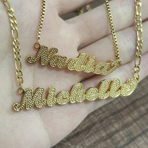 Personaggio dei cartoni animati personalizzato per bambini gioielli per adulti <span class=keywords><strong>nome</strong></span> personalizzato collana pendente per donne ragazze - Product Image 4