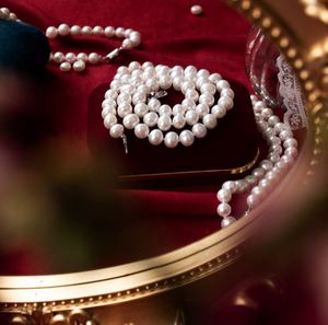 R. Đá quý Chất lượng cao 8-10mm trắng ngọc trai vòng cổ ngọc trai nước ngọt của phụ nữ thời trang 925 Sterling Bạc Vòng cổ ngọc trai Quà Tặng - Product Image 3