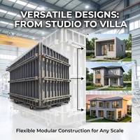 Moule à béton réutilisable et facile à installer, adapté à la construction de villas, d'entrepôts et de maisons modulaires