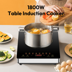 Cocina de Inducción Eléctrica Doméstica de 1800W 220V, Un Solo Quemador, Control Táctil, Multifuncional - Product Image 3