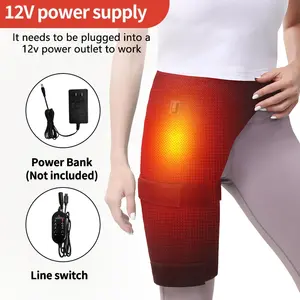 Elétrica Aquecida Hip Brace Heat <span class=keywords><strong>Pad</strong></span> para Homens/Mulheres-Artrite/Coxa/Nádega Alívio Da Dor Ciática Nervo Alívio Presente de Aniversário para - Product Image 4