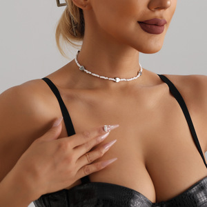 2025 nuevo collar de cuentas bohemias Vintage corazón moda mujer joyería regalos - Product Image 5