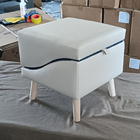 Rampe pliable de luxe pour animaux de compagnie, escalier pour petits chiens et chats, antidérapant, durable, design moderne, forme ondulée, rangement facile, pieds en bois massif