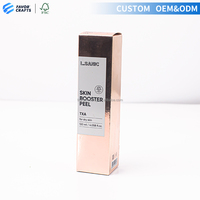 FAVORCRAFTS Boîtes rigides de luxe portables personnalisées avec finition laminée pour l'emballage de produits cosmétiques et de soins de la peau