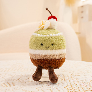 Peluche Gâteau Dessin Animé Créatif, Jouet en Peluche Amusant en Forme de Dessert, Petite Peluche de Poche, Cadeau Compagnon de Bureau, Jouets en Peluche en Gros pour Enfants - Product Image 5