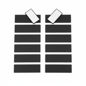<b>BLACK</b> 35x55mm Self Adhesive EVA Floor Protector Pads - Product Image 2