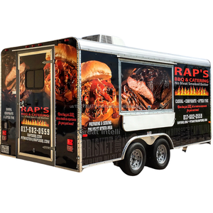 รถขายอาหารติดบนล้อสำหรับร้านอาหารยอดนิยมรถขายอาหารไอศครีมในครัว - Product Image 3