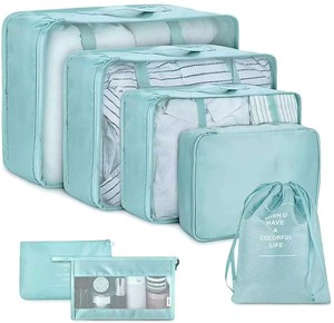 Organizador de Equipaje de Viaje Plegable de Una y Dos Capas, Impermeable, Multifuncional, de Poliéster Oxford, con Bolsa de Almacenamiento Metálica - Product Image 3