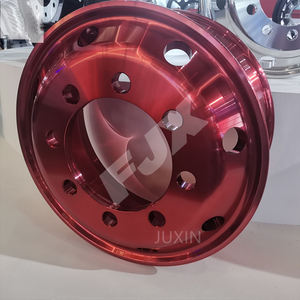 Jantes en aluminium de qualité d'usine 22,5x8,25 <span class=keywords><strong>pour</strong></span> camions, semi-remorques, 10 <span class=keywords><strong>trous</strong></span>, double polissage, <span class=keywords><strong>jante</strong></span> en acier - Product Image 5